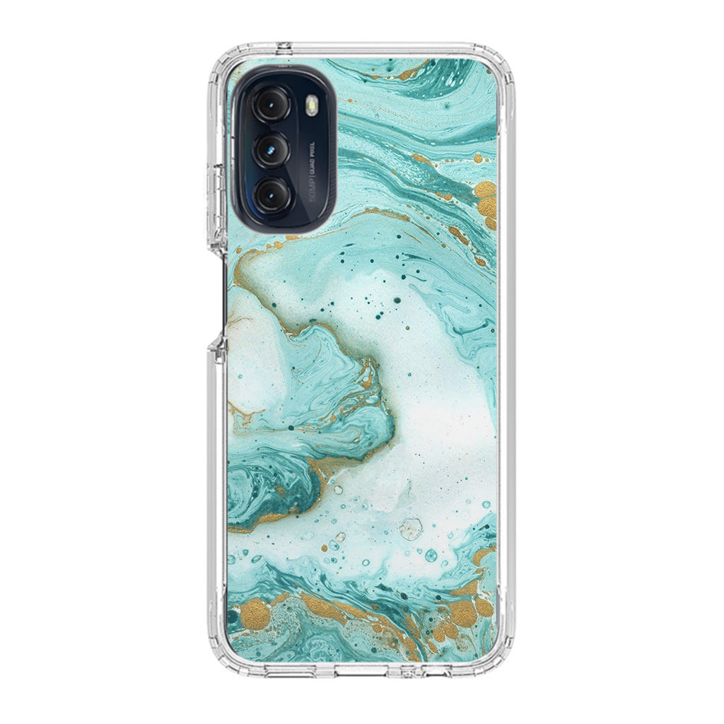 Azure Water Glitter Motorola Moto G 5G 2022 Case