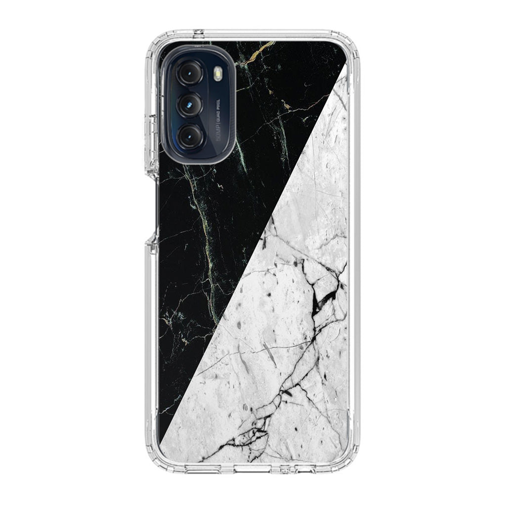 B&W Marble Motorola Moto G 5G 2022 Case