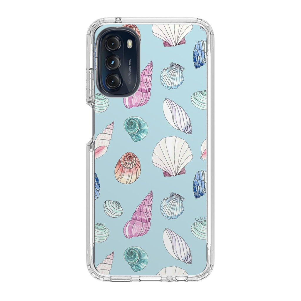 Beach Shells Pattern Motorola Moto G 5G 2022 Case