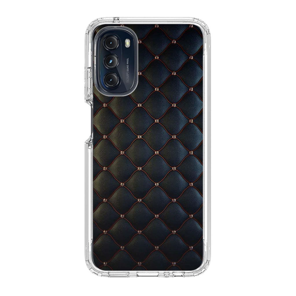 Black Royal Pattern Motorola Moto G 5G 2022 Case