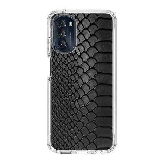 Black Snake Skin Texture Motorola Moto G 5G 2022 Case