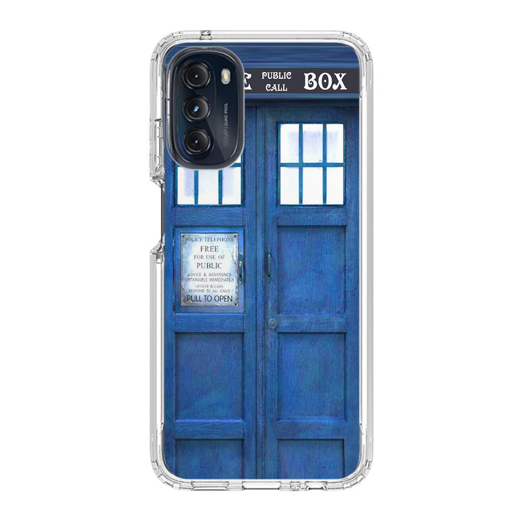 Blue Police Call Box Motorola Moto G 5G 2022 Case