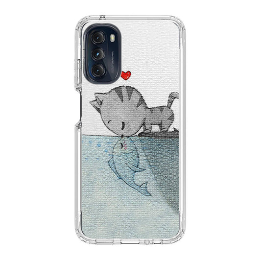 Cat Fish Kisses Motorola Moto G 5G 2022 Case