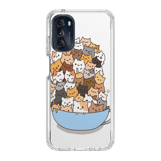 Cats on A Bowl Motorola Moto G 5G 2022 Case