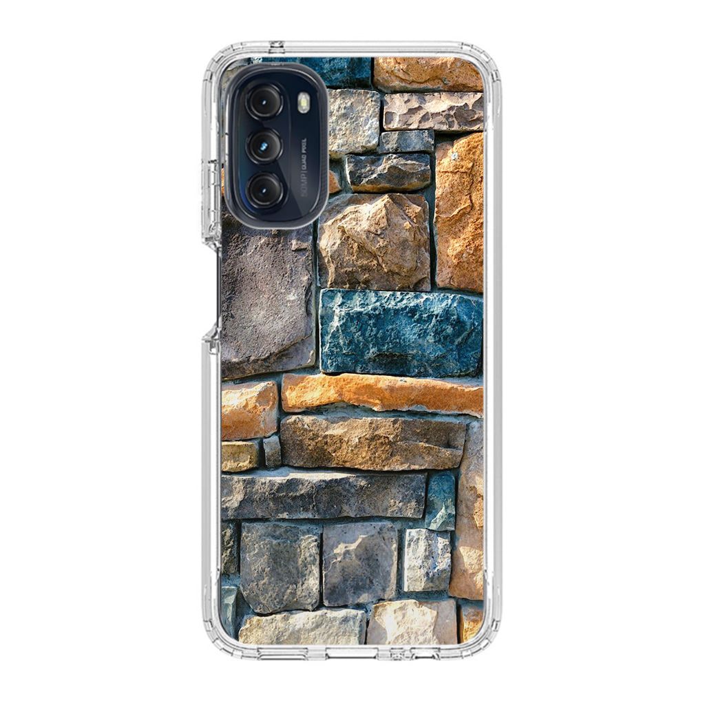 Colored Stone Piles Motorola Moto G 5G 2022 Case