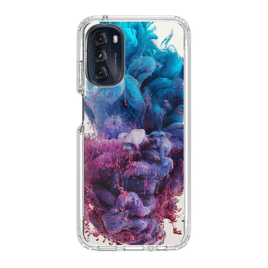 Colorful Dust Art on White Motorola Moto G 5G 2022 Case