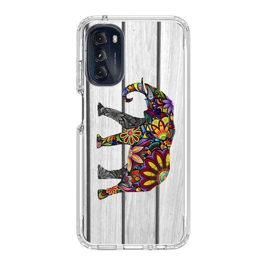 Colorful Elephant Flower Motorola Moto G 5G 2022 Case