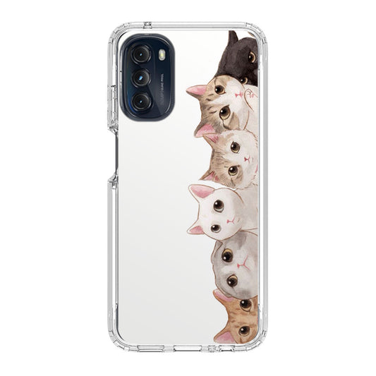 Cute Cats Vertical Motorola Moto G 5G 2022 Case