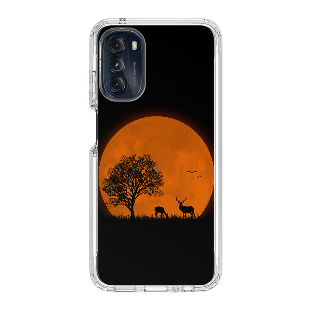 Deer Silhouette Motorola Moto G 5G 2022 Case