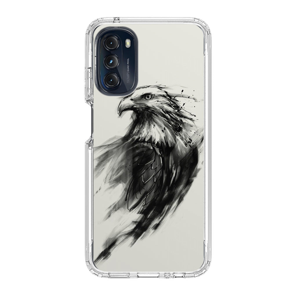 Eagle Art Black Ink Motorola Moto G 5G 2022 Case