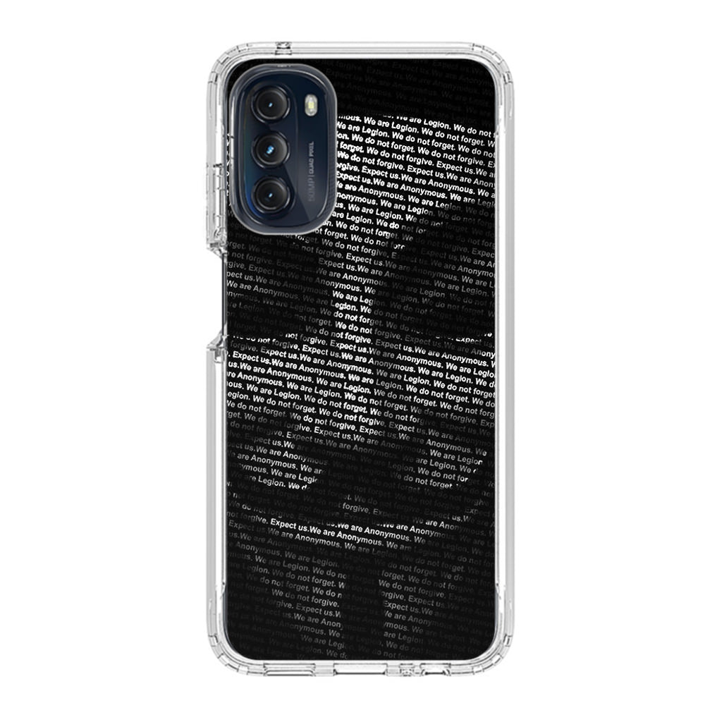 Guy Fawkes Mask Anonymous Motorola Moto G 5G 2022 Case