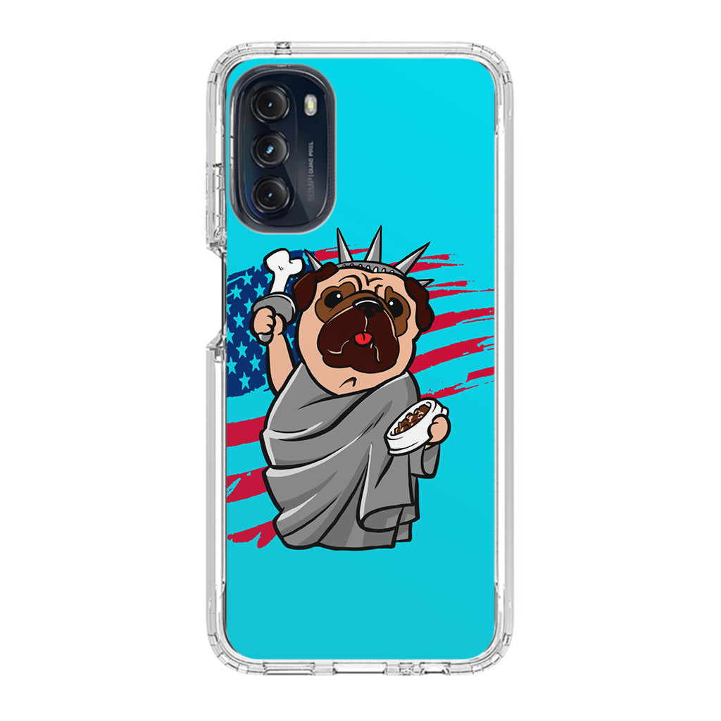 Independence Day Pug Motorola Moto G 5G 2022 Case