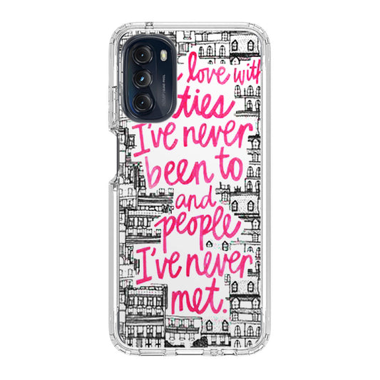 John Green Quotes I'm in Love With Cities Motorola Moto G 5G 2022 Case