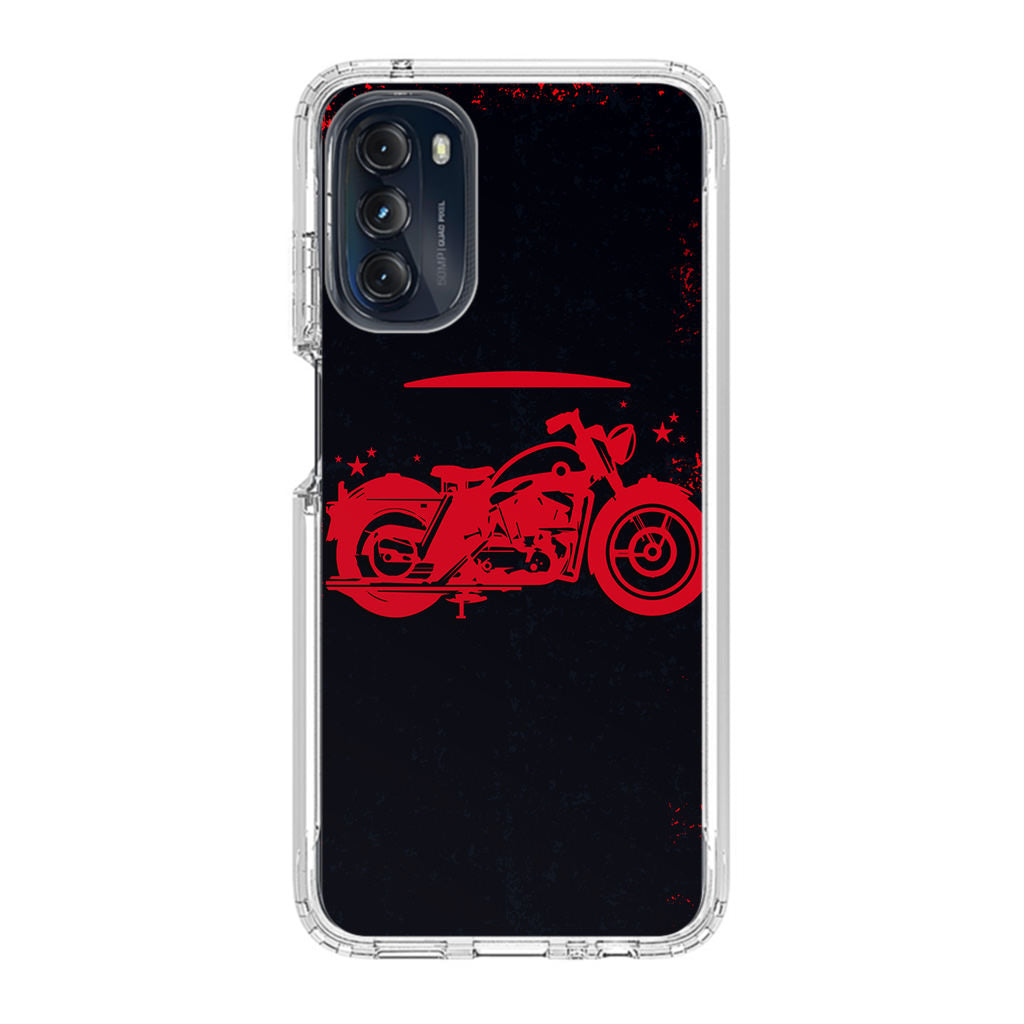 Motorcycle Red Art Motorola Moto G 5G 2022 Case