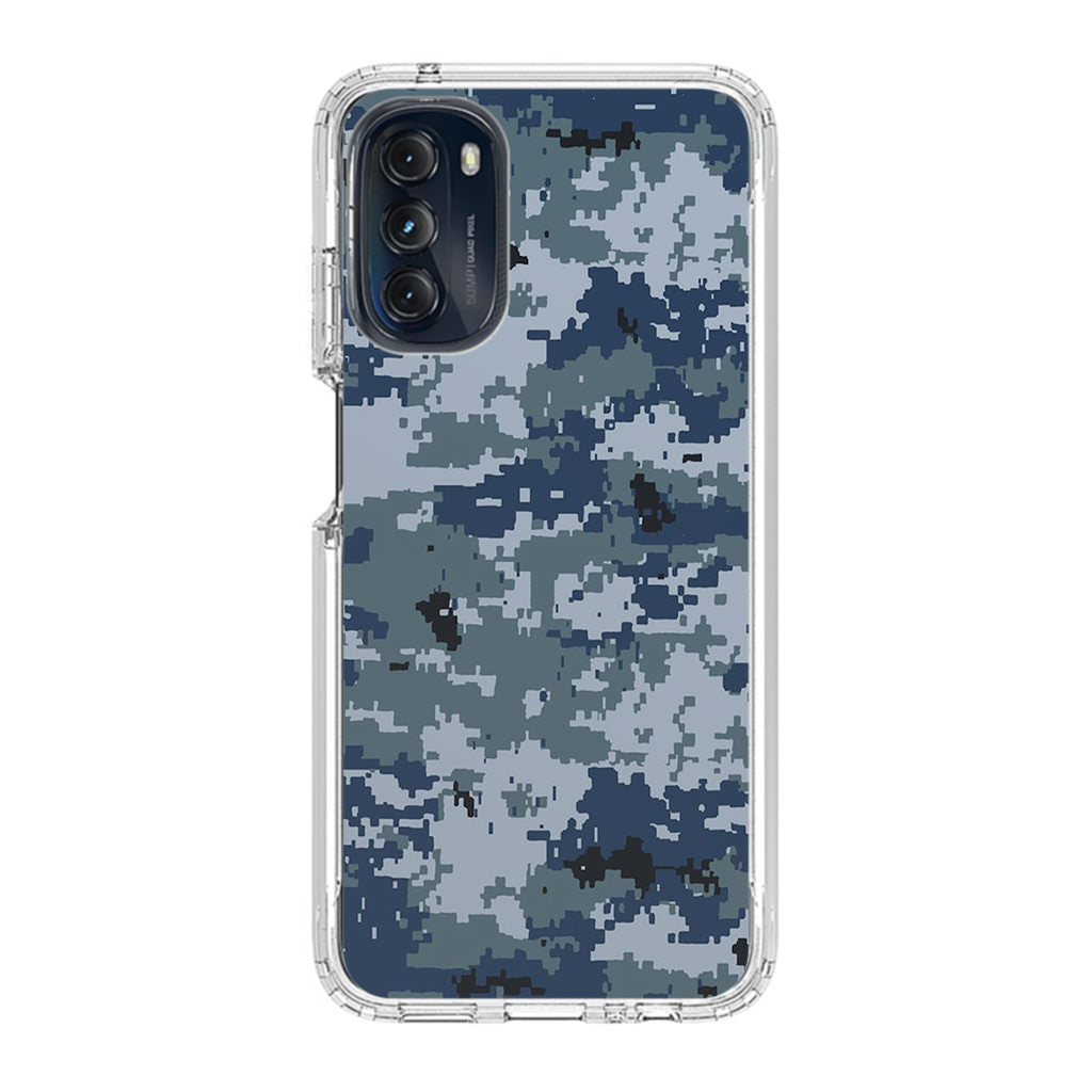 Navy Camo Motorola Moto G 5G 2022 Case