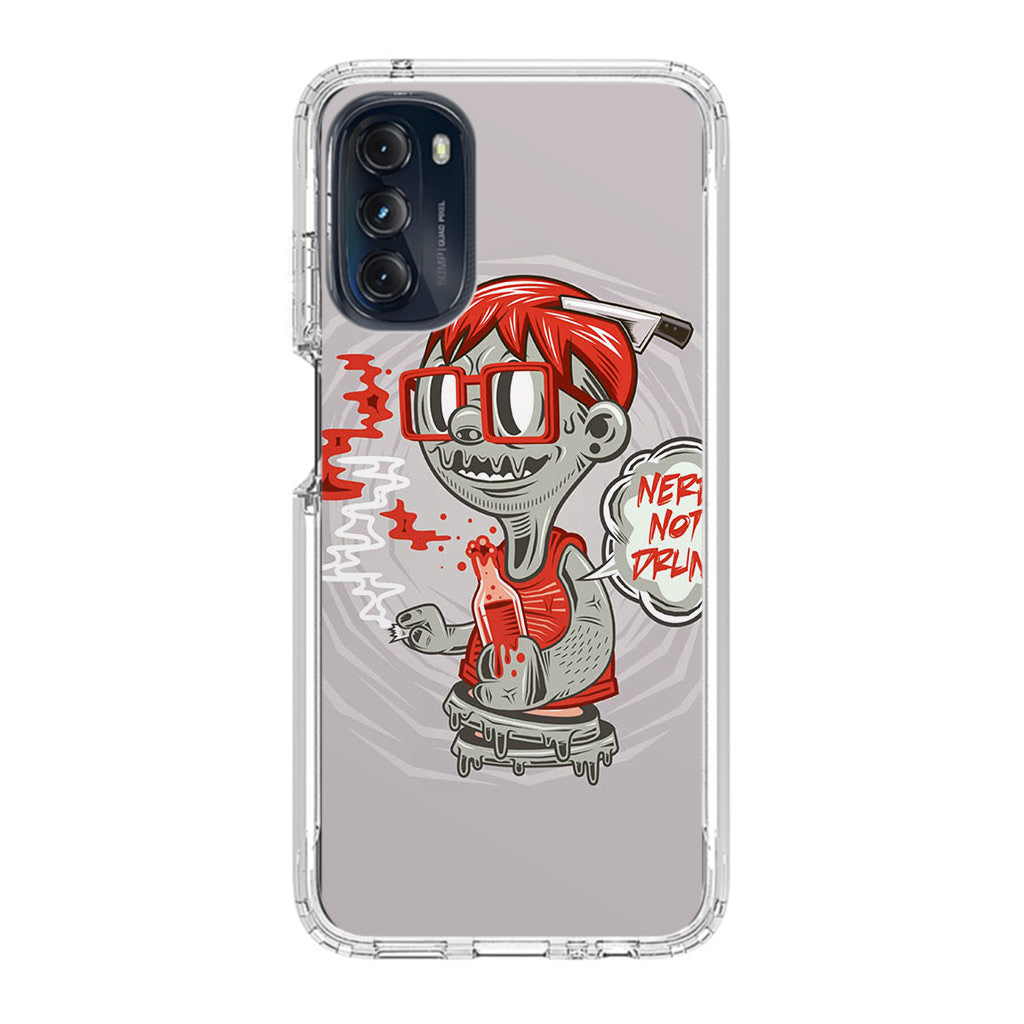 Nerd Not Drunk Zombie Motorola Moto G 5G 2022 Case