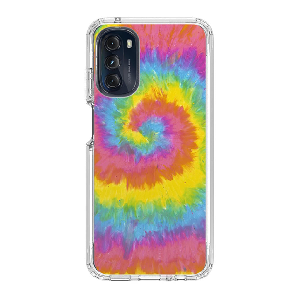 Pastel Rainbow Tie Dye Motorola Moto G 5G 2022 Case