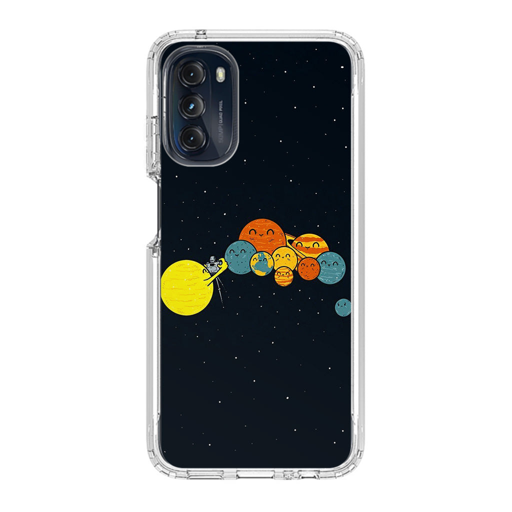 Planet Cute Illustration Motorola Moto G 5G 2022 Case