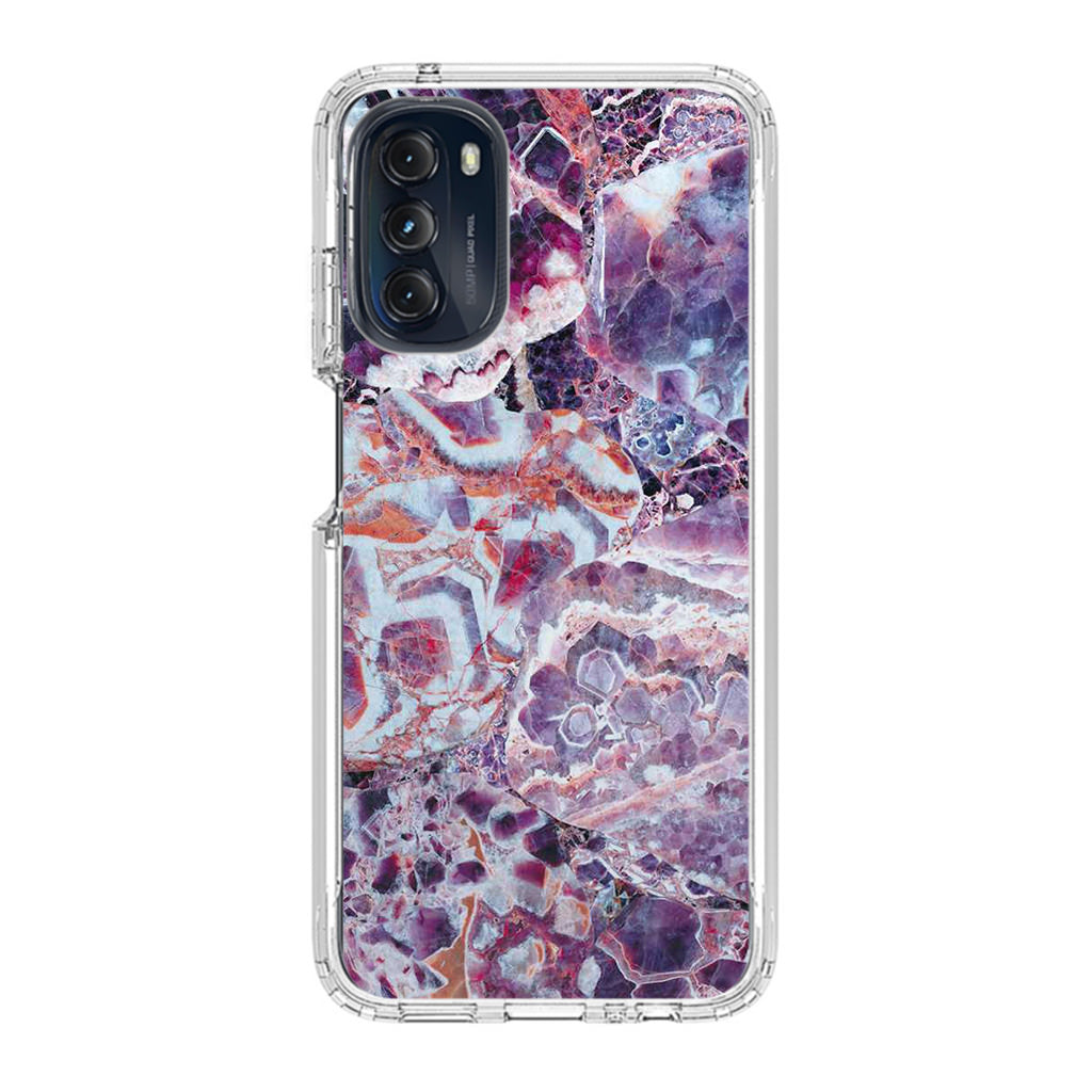 Purple Marble Motorola Moto G 5G 2022 Case