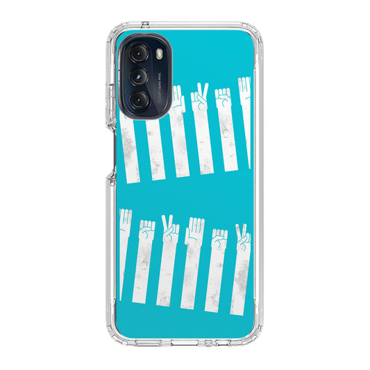 Rock–paper–scissors Zebra Crossing Motorola Moto G 5G 2022 Case