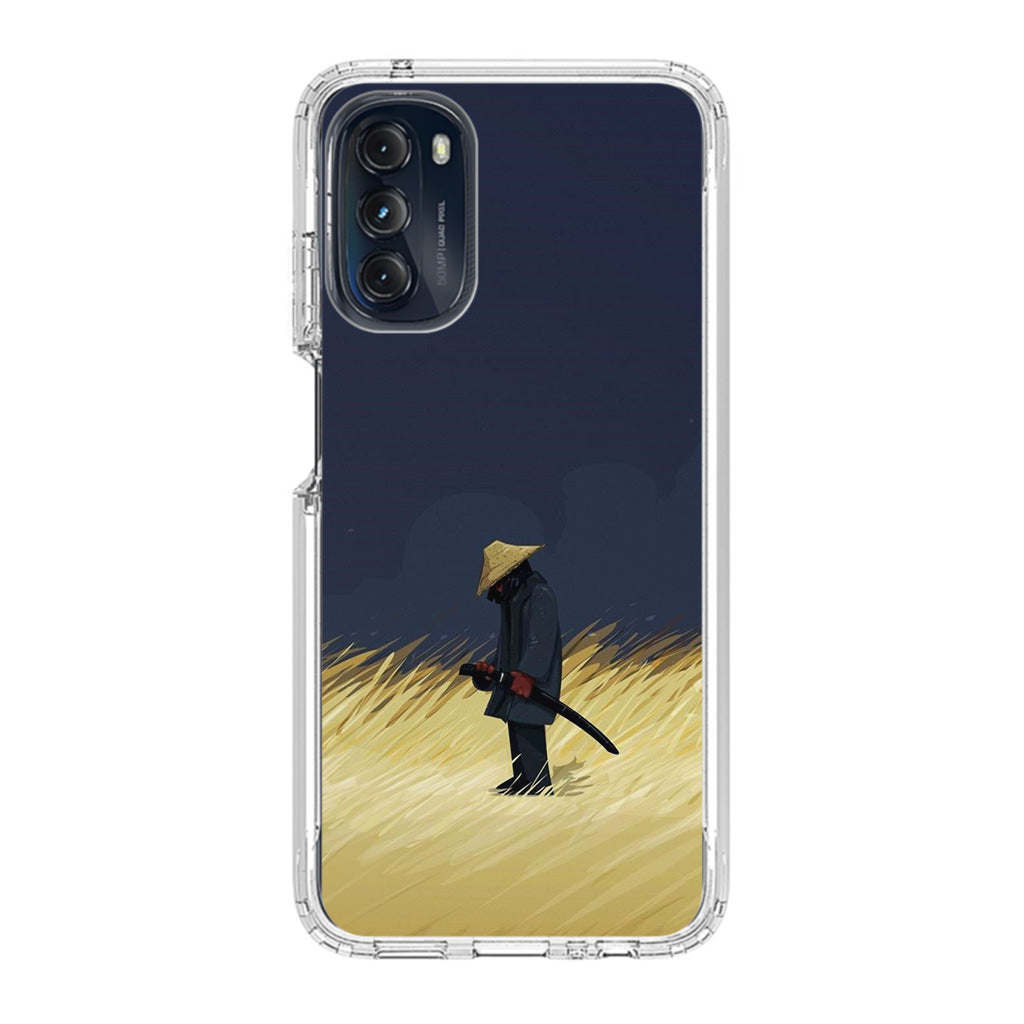 Samurai Minimalist Motorola Moto G 5G 2022 Case