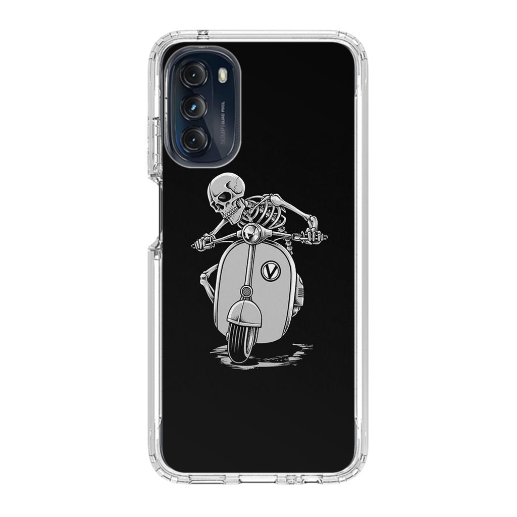 Skeleton Rides Scooter Motorola Moto G 5G 2022 Case