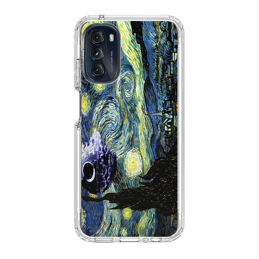 Skellington on a Starry Night Motorola Moto G 5G 2022 Case