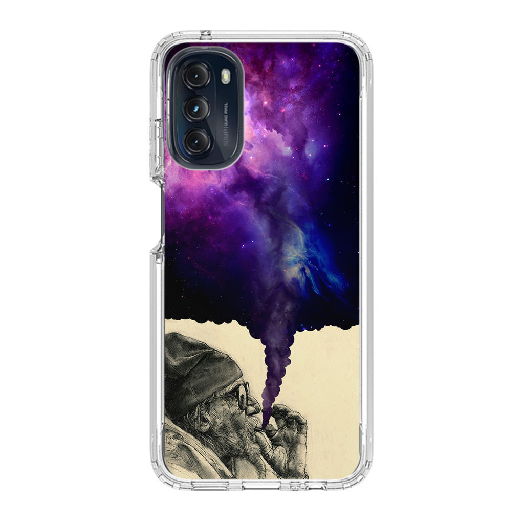 Smoking Galaxy Motorola Moto G 5G 2022 Case