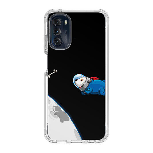 Space Dog Chasing A Bone Motorola Moto G 5G 2022 Case