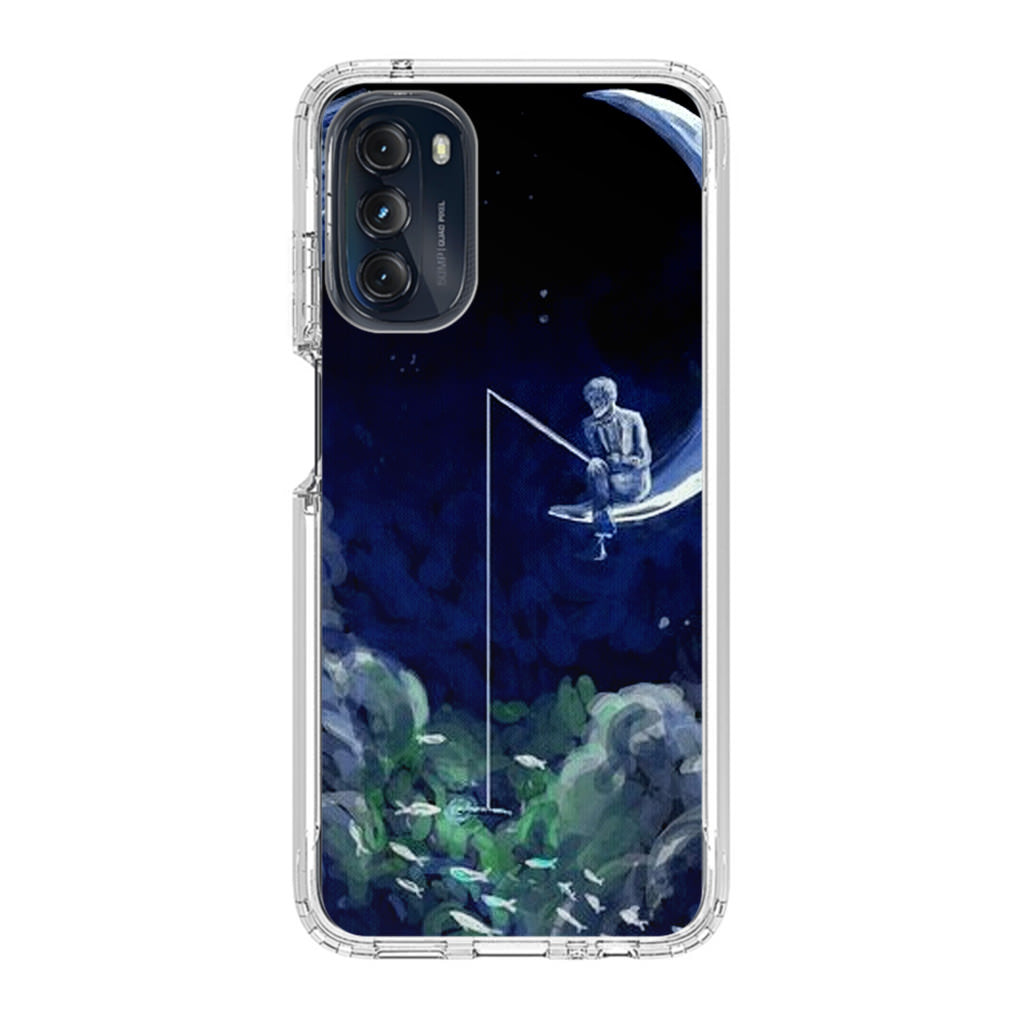 Tardis Walking To The Moon Motorola Moto G 5G 2022 Case