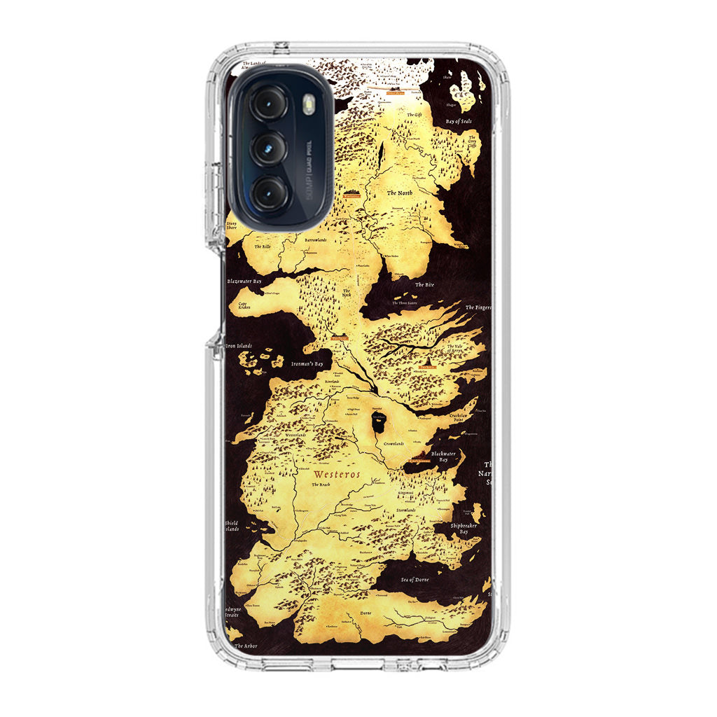 Westeros Map Motorola Moto G 5G 2022 Case