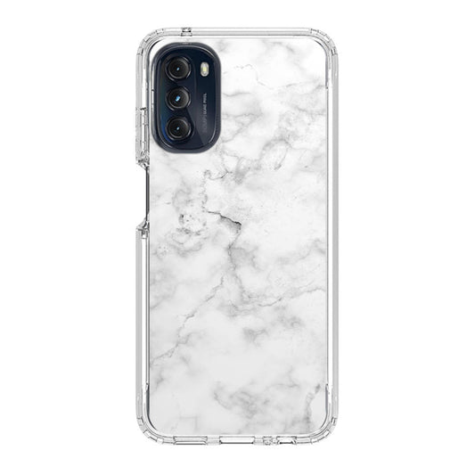 White Marble Motorola Moto G 5G 2022 Case