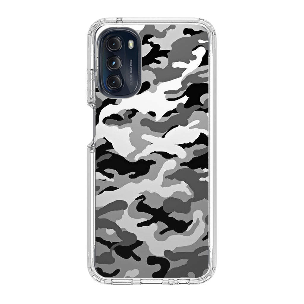 Winter Army Camo Motorola Moto G 5G 2022 Case