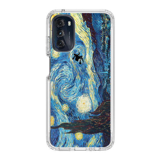 Witch on The Starry Night Sky Motorola Moto G 5G 2022 Case