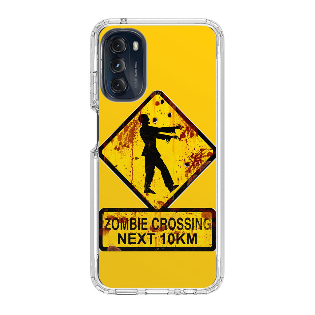 Zombie Crossing Sign Motorola Moto G 5G 2022 Case