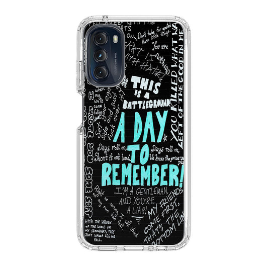 A Day To Remember Quote Motorola Moto G 5G 2022 Case