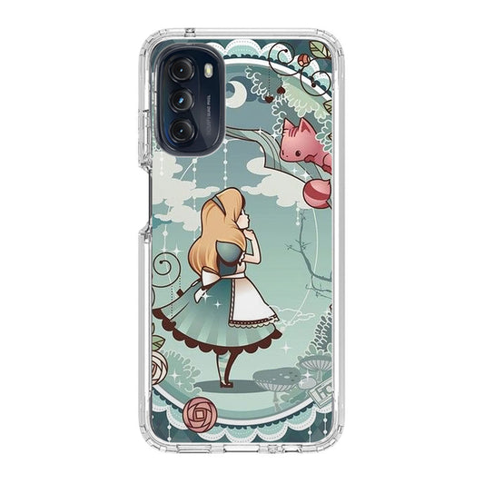 Alice And Cheshire Cat Poster Motorola Moto G 5G 2022 Case