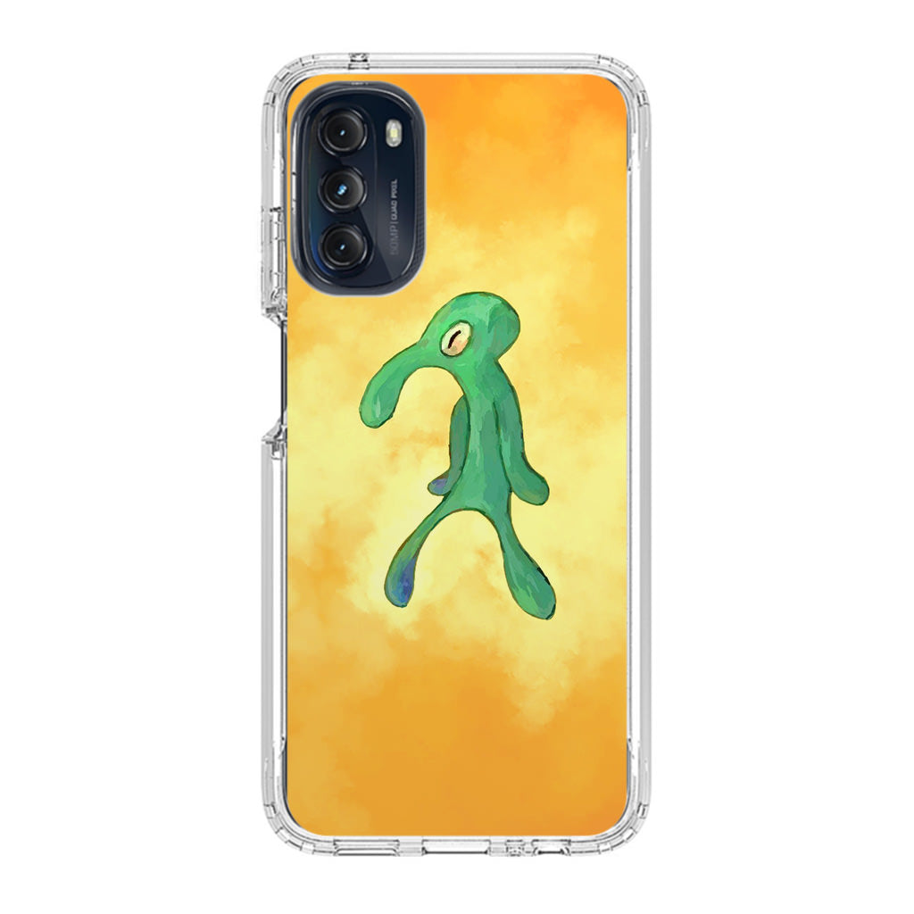 Bold and Brash Squidward Painting Motorola Moto G 5G 2022 Case