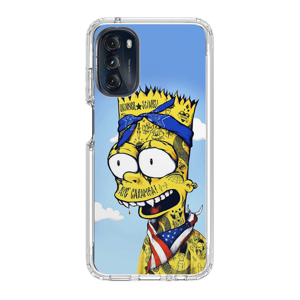 Bootleg Bart Motorola Moto G 5G 2022 Case