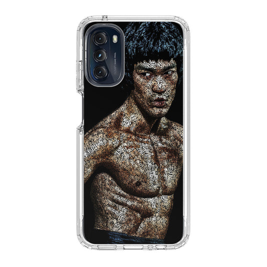 Bruce Lee Typograph Motorola Moto G 5G 2022 Case