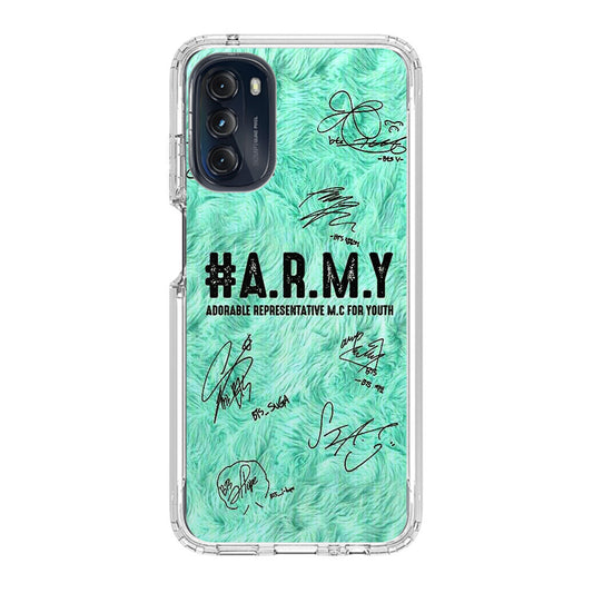 BTS Army Signature Motorola Moto G 5G 2022 Case