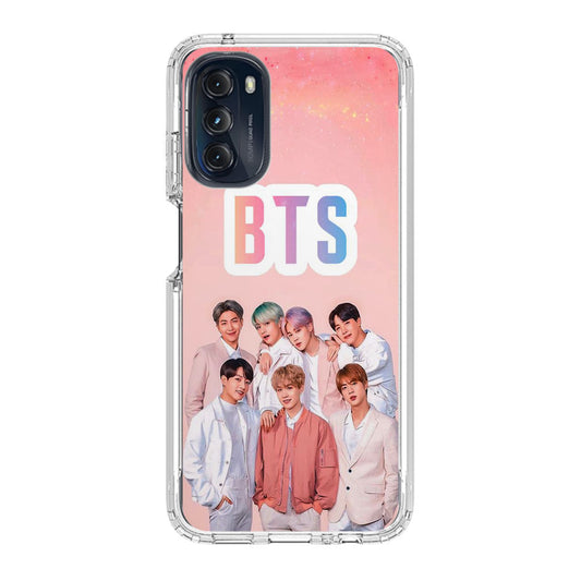 BTS Member in Pink Motorola Moto G 5G 2022 Case