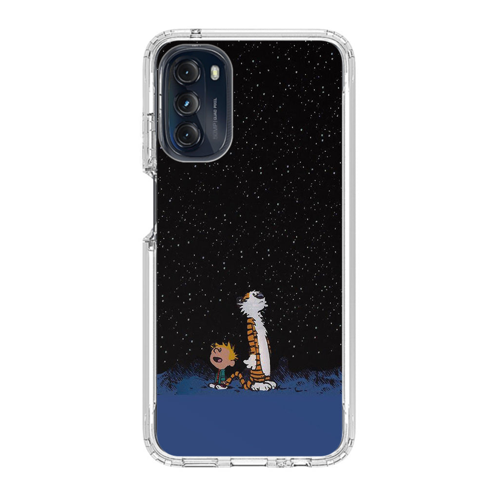 Calvin and Hobbes Space Motorola Moto G 5G 2022 Case