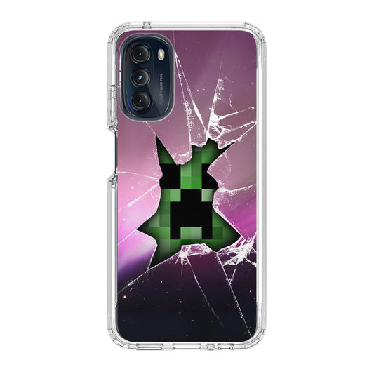 Creeper Glass Broken Violet Motorola Moto G 5G 2022 Case