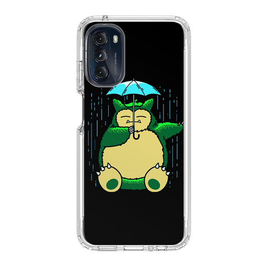 Cute Snorlax Umbrella Motorola Moto G 5G 2022 Case