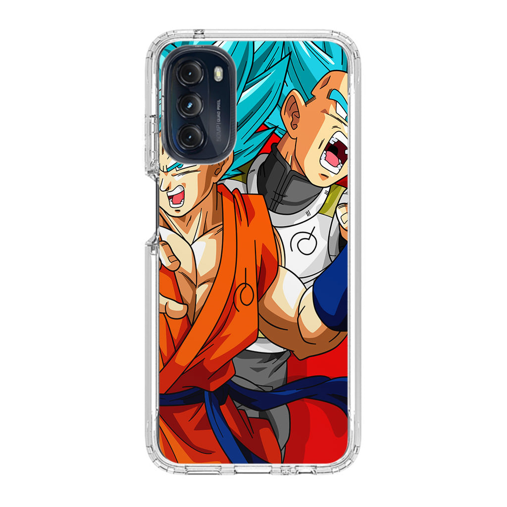 Dragon Ball Super SSGSS Goku And Vegeta Motorola Moto G 5G 2022 Case