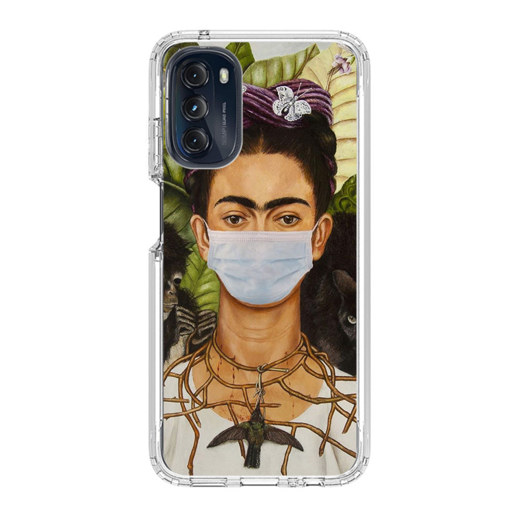 Frida Kahlo Wear Mask Motorola Moto G 5G 2022 Case