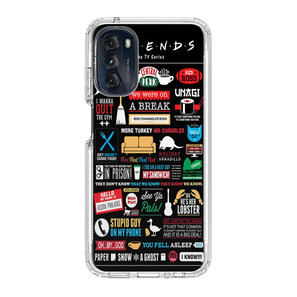 Friends TV Show Quotes Poster Motorola Moto G 5G 2022 Case