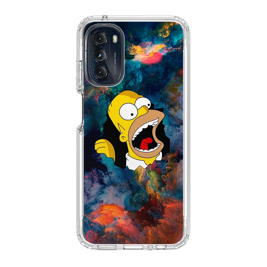 Homer Behind The Black Hole Motorola Moto G 5G 2022 Case