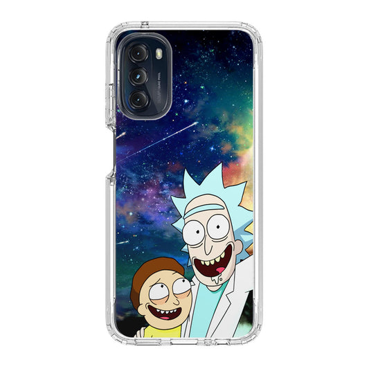 Rick And Morty In The Space Motorola Moto G 5G 2022 Case